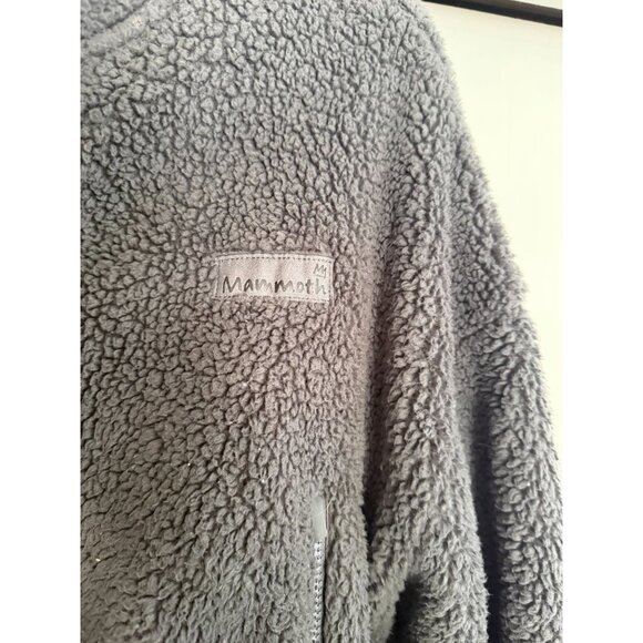 WOMENS SHERPA CHARCOAL GRAY MAMMOTH MOUNTAIN JACKET SZ LARGE - Picture 2 of 3